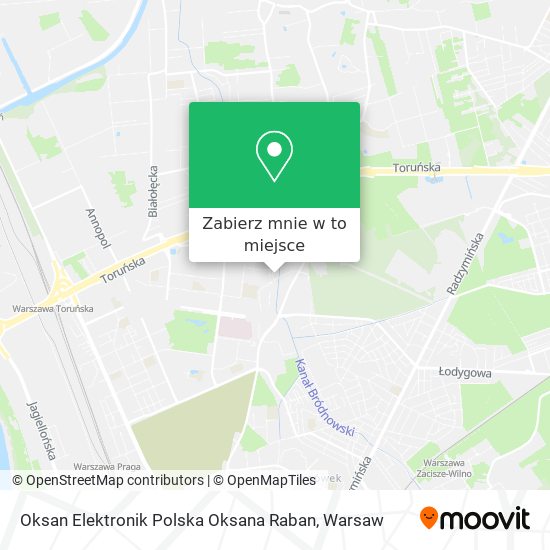 Mapa Oksan Elektronik Polska Oksana Raban