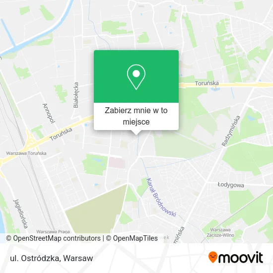 Mapa ul. Ostródzka
