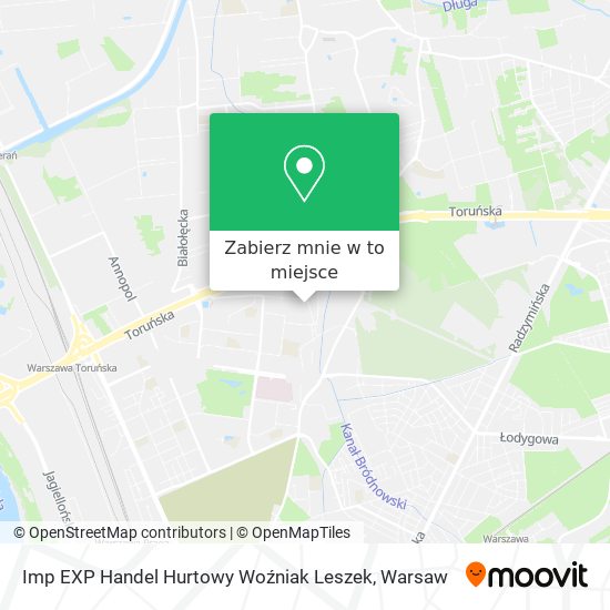 Mapa Imp EXP Handel Hurtowy Woźniak Leszek