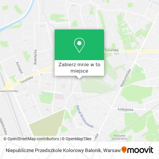 Mapa Niepubliczne Przedszkole Kolorowy Balonik