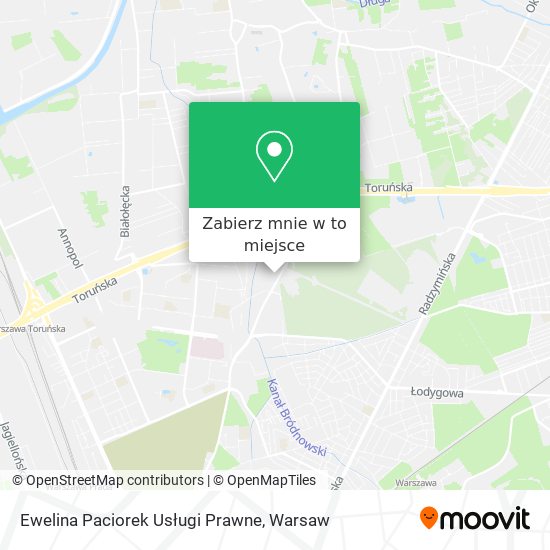 Mapa Ewelina Paciorek Usługi Prawne