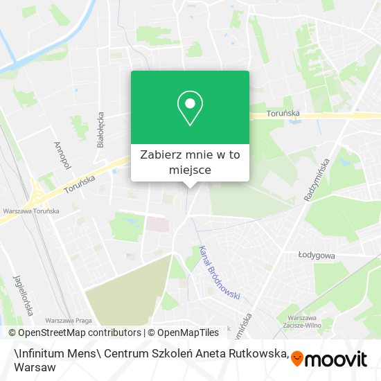 Mapa \Infinitum Mens\ Centrum Szkoleń Aneta Rutkowska