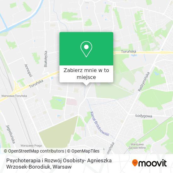 Mapa Psychoterapia i Rozwój Osobisty- Agnieszka Wrzosek-Borodiuk