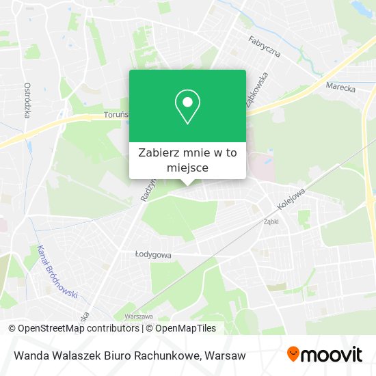 Mapa Wanda Walaszek Biuro Rachunkowe