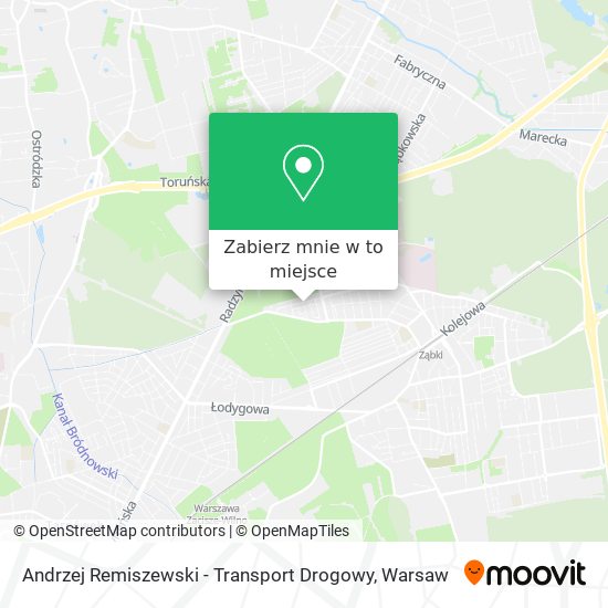 Mapa Andrzej Remiszewski - Transport Drogowy