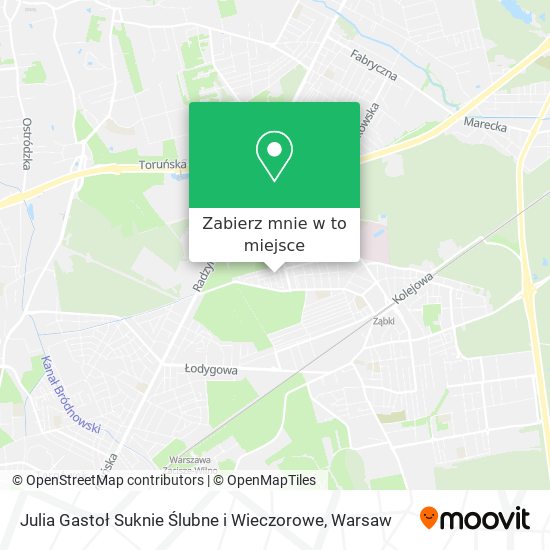 Mapa Julia Gastoł Suknie Ślubne i Wieczorowe