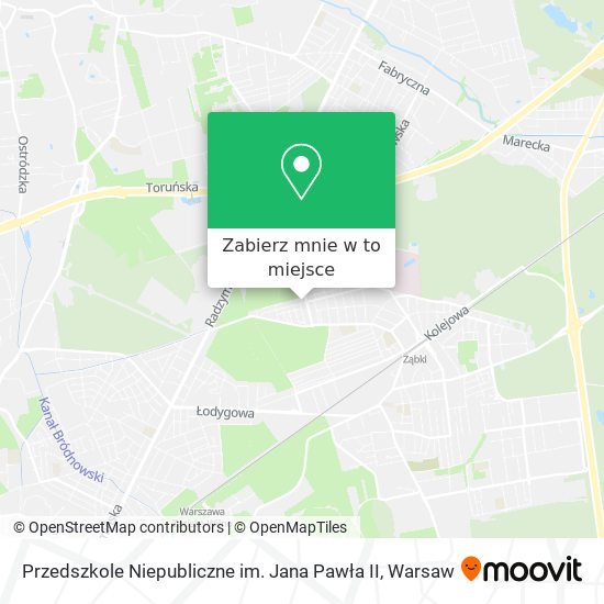 Mapa Przedszkole Niepubliczne im. Jana Pawła II