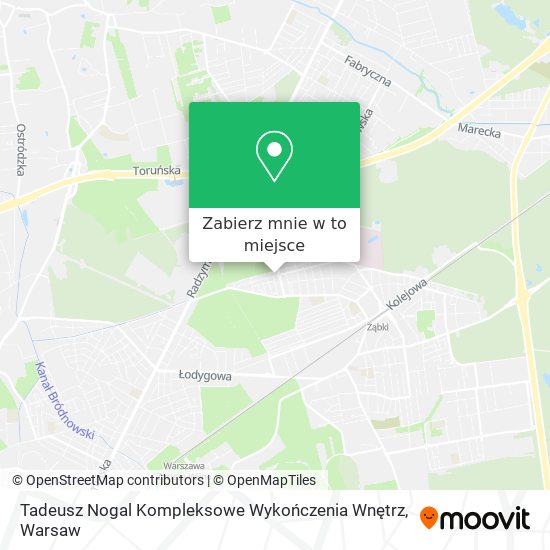 Mapa Tadeusz Nogal Kompleksowe Wykończenia Wnętrz