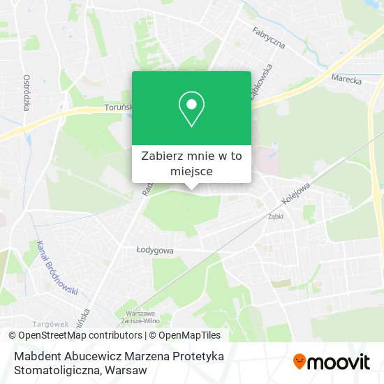 Mapa Mabdent Abucewicz Marzena Protetyka Stomatoligiczna