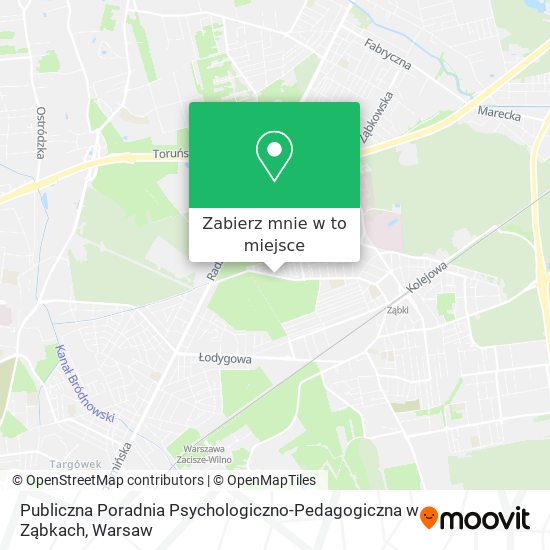 Mapa Publiczna Poradnia Psychologiczno-Pedagogiczna w Ząbkach