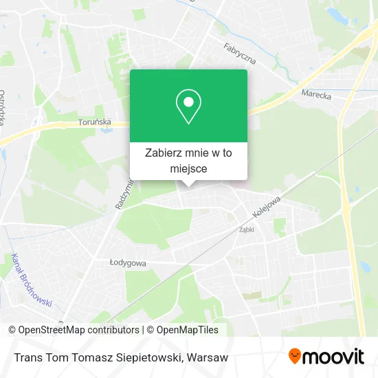 Mapa Trans Tom Tomasz Siepietowski
