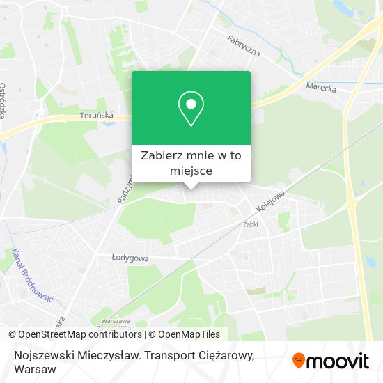 Mapa Nojszewski Mieczysław. Transport Ciężarowy