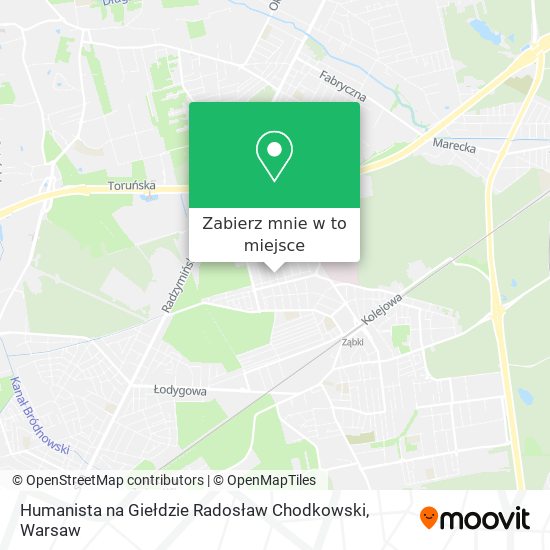 Mapa Humanista na Giełdzie Radosław Chodkowski