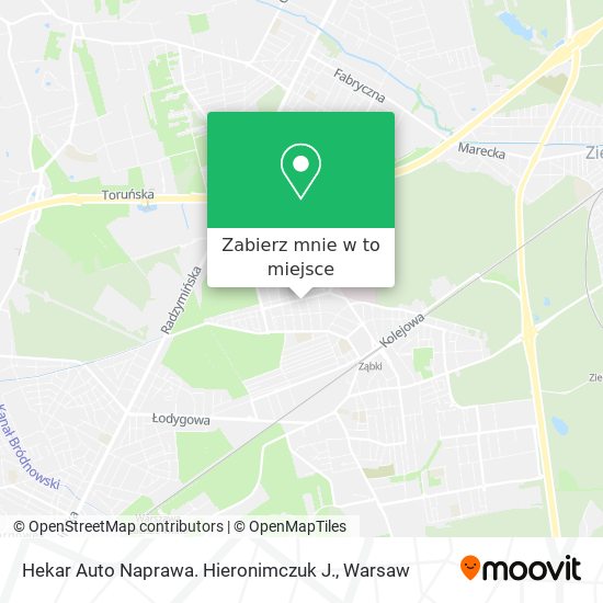 Mapa Hekar Auto Naprawa. Hieronimczuk J.