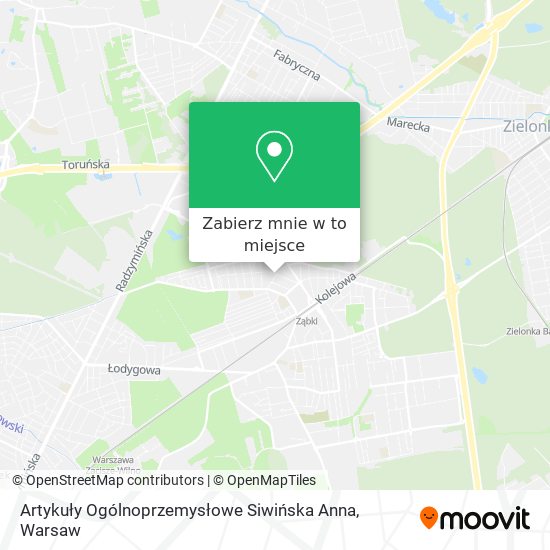 Mapa Artykuły Ogólnoprzemysłowe Siwińska Anna