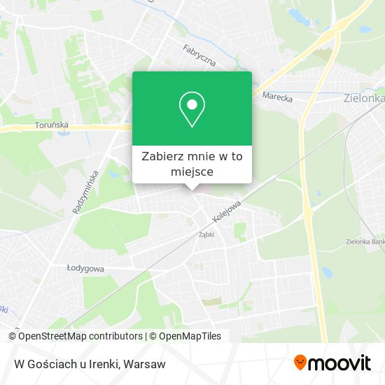 Mapa W Gościach u Irenki