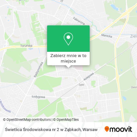 Mapa Świetlica Środowiskowa nr 2 w Ząbkach