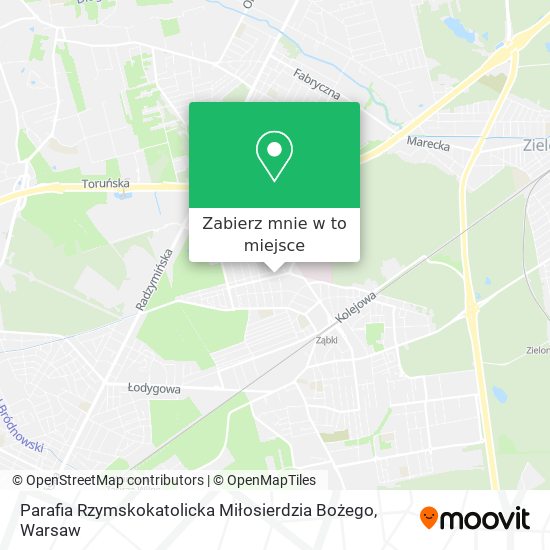 Mapa Parafia Rzymskokatolicka Miłosierdzia Bożego