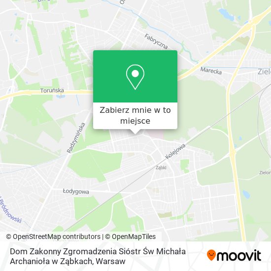 Mapa Dom Zakonny Zgromadzenia Sióstr Św Michała Archanioła w Ząbkach