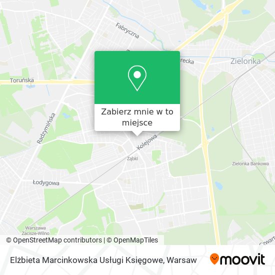 Mapa Elżbieta Marcinkowska Usługi Księgowe