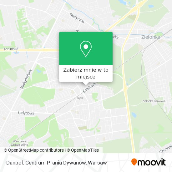 Mapa Danpol. Centrum Prania Dywanów