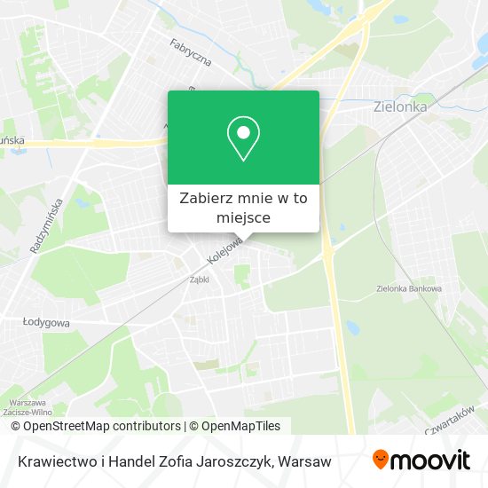 Mapa Krawiectwo i Handel Zofia Jaroszczyk