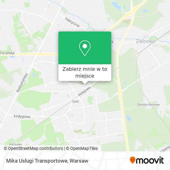 Mapa Mika Uslugi Transportowe