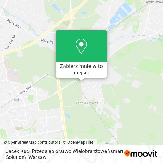 Mapa Jacek Kuc- Przedsiębiorstwo Wielobranżowe \smart Solution\