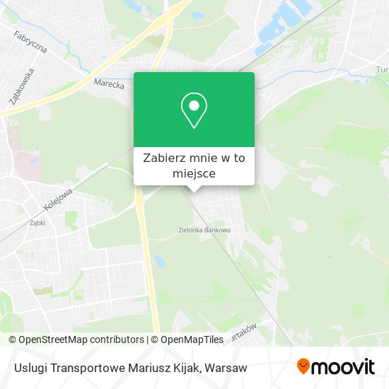 Mapa Uslugi Transportowe Mariusz Kijak