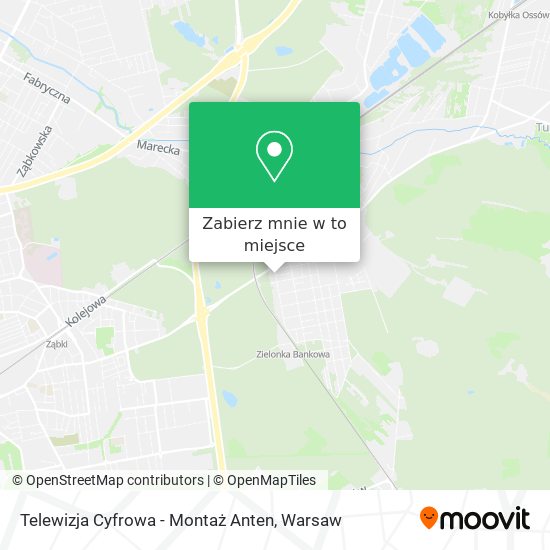 Mapa Telewizja Cyfrowa - Montaż Anten