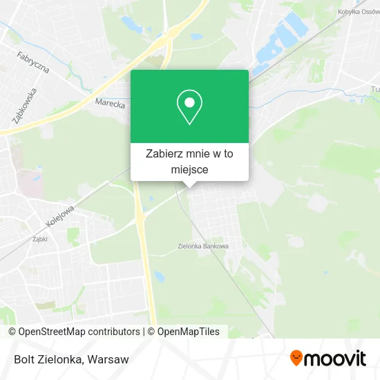 Mapa Bolt Zielonka