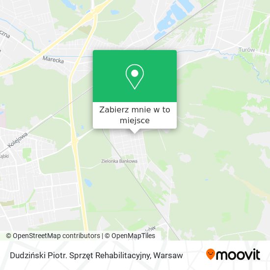 Mapa Dudziński Piotr. Sprzęt Rehabilitacyjny