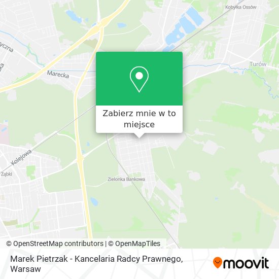 Mapa Marek Pietrzak - Kancelaria Radcy Prawnego