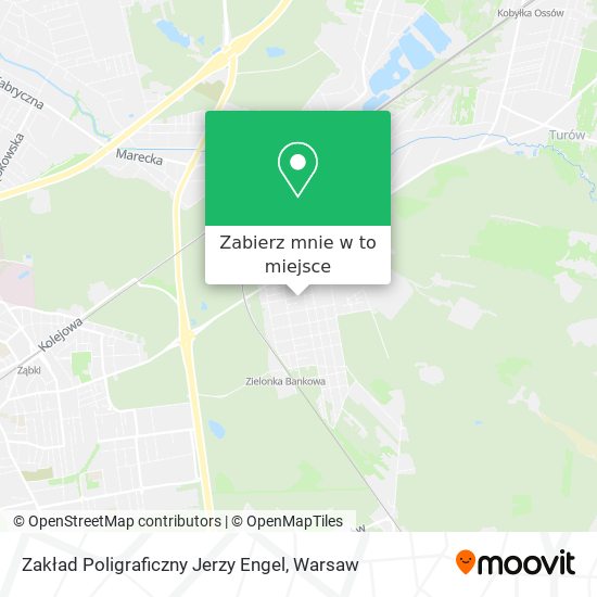 Mapa Zakład Poligraficzny Jerzy Engel