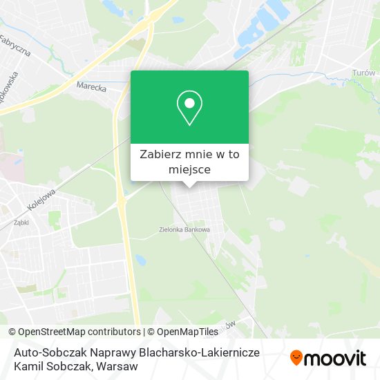 Mapa Auto-Sobczak Naprawy Blacharsko-Lakiernicze Kamil Sobczak