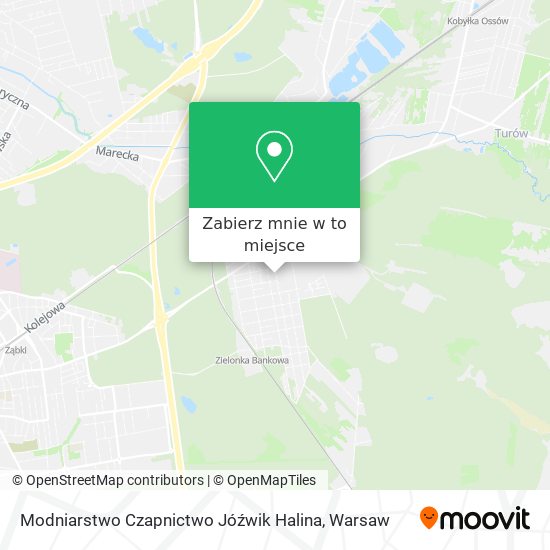 Mapa Modniarstwo Czapnictwo Jóźwik Halina