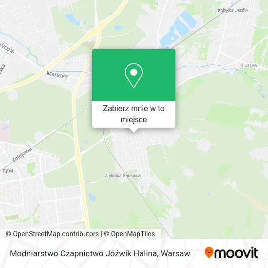 Mapa Modniarstwo Czapnictwo Jóźwik Halina