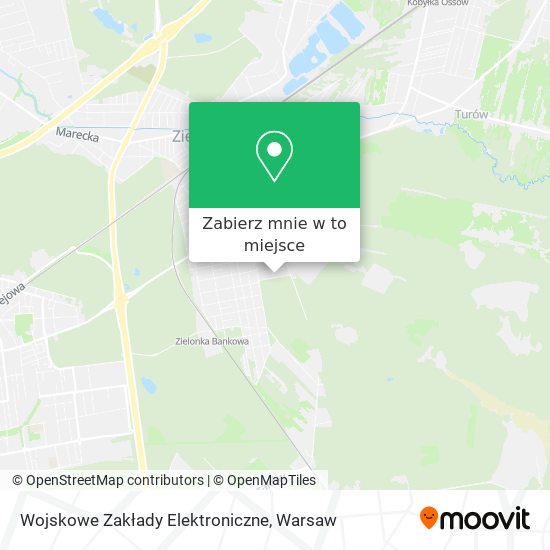 Mapa Wojskowe Zakłady Elektroniczne