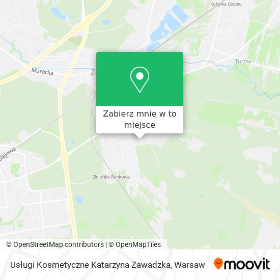 Mapa Usługi Kosmetyczne Katarzyna Zawadzka