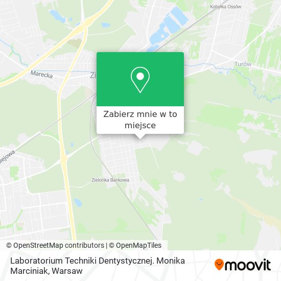 Mapa Laboratorium Techniki Dentystycznej. Monika Marciniak