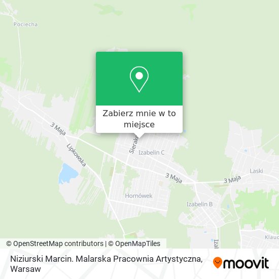 Mapa Niziurski Marcin. Malarska Pracownia Artystyczna