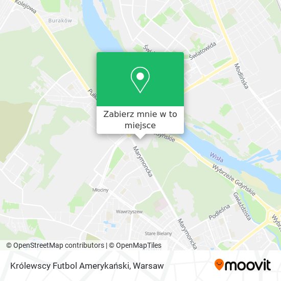 Mapa Królewscy Futbol Amerykański