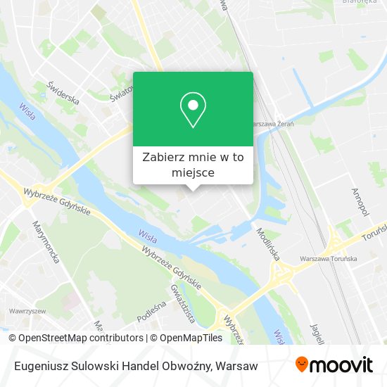 Mapa Eugeniusz Sulowski Handel Obwoźny