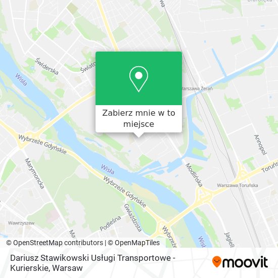 Mapa Dariusz Stawikowski Usługi Transportowe - Kurierskie