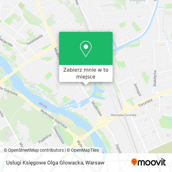 Mapa Usługi Księgowe Olga Głowacka