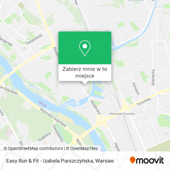 Mapa Easy Run & Fit - Izabela Parszczyńska