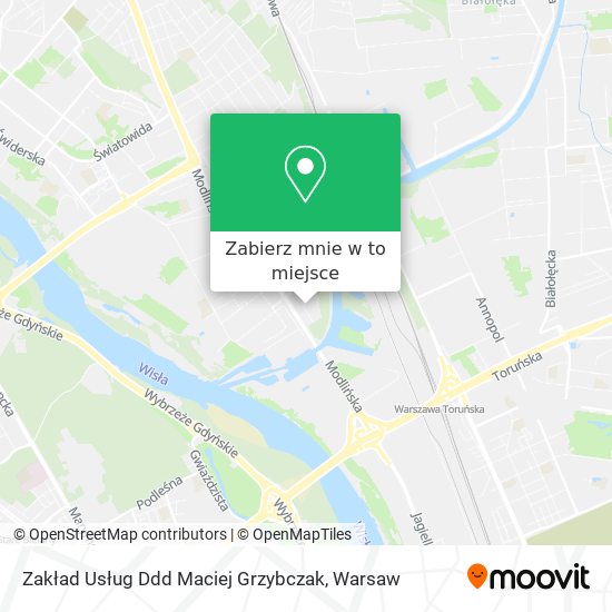 Mapa Zakład Usług Ddd Maciej Grzybczak