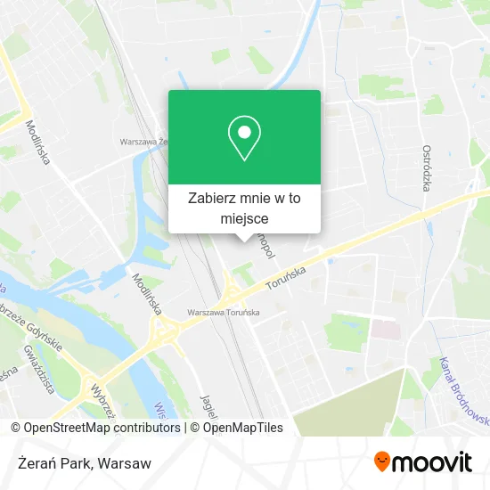Mapa Żerań Park