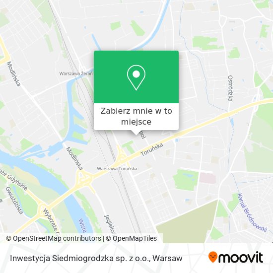 Mapa Inwestycja Siedmiogrodzka sp. z o.o.