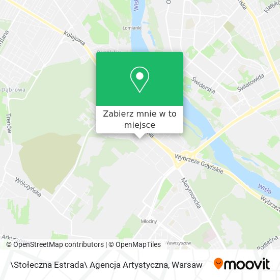 Mapa \Stołeczna Estrada\ Agencja Artystyczna